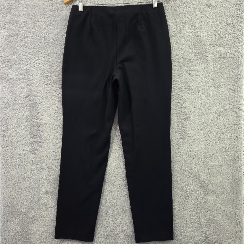 J. Jill Black Stretch Knit Ankle Pants, Small - Picture 12 of 14